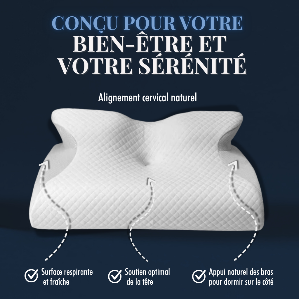 Oreiller Ergonomique Cervical Somnoya